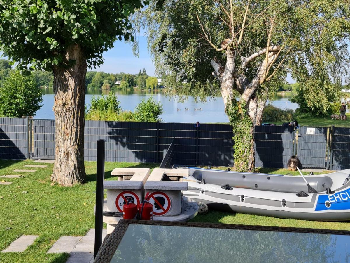 Ferienhaus Am See-2 Hungen Eksteriør bilde